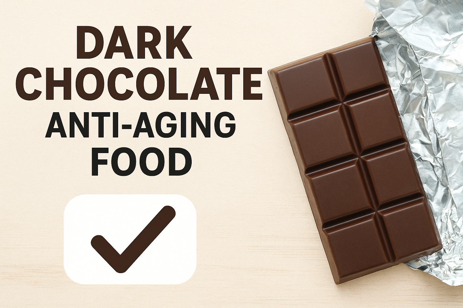 dark chocolate for glowing skin